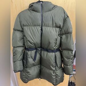 Moncler Green Women’s Sirli Hooded Down Green Puffer Jacket Size 4